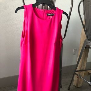 Ann Klein pink peplum dress